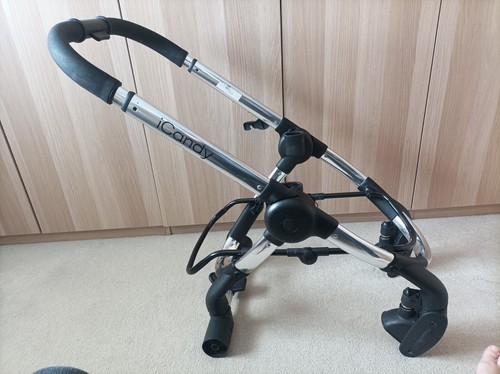 Icandy peach pram - peach, chassis